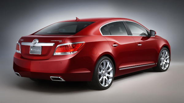 Image of a Buick Lacrosse. Image Credit: newcars.com