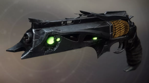 image of the exotic hand cannon 'Thorn' in Destiny 2 game. Image credit: Bungie, Polygon.