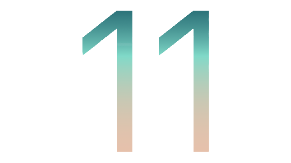 The Apple iOS 11 logo