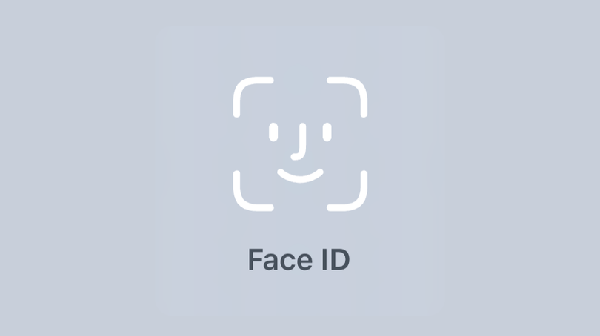 The Apple Face ID logo. Image credit: Apple Corporation