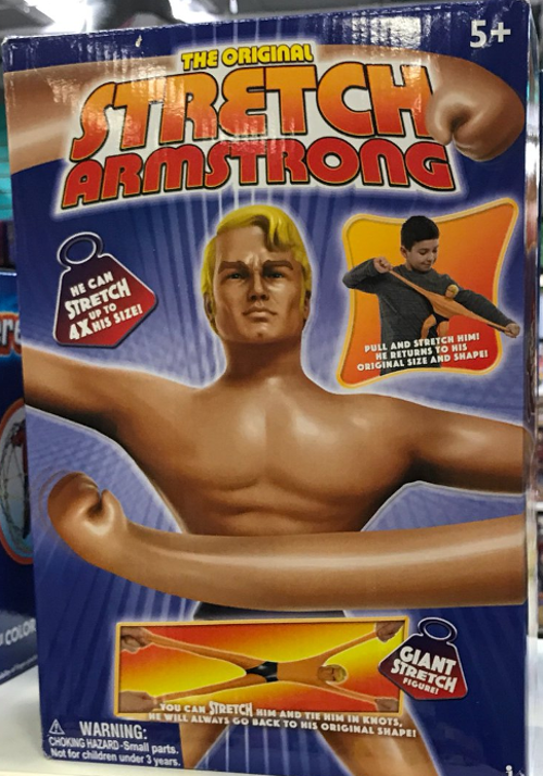 Photo of a Stretch Armstrong figure